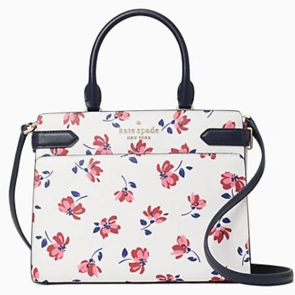 Kate Spade Staci Tea Garden Medium Satchel Bag
